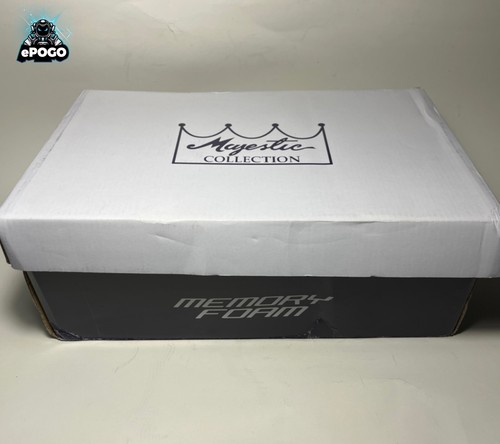 NEW Majestic Collection Black Leather Dress Shoes Side Zip Size 11 SHIPPED TODAY - Picture 8 of 8