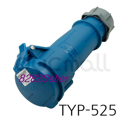 MENNEKES TYP 525  Part no.525 [IP44 230V 32A 3P+E] screw terminals single body