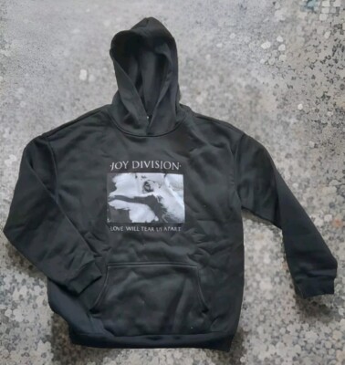 Joy Division Love Will Tear Us Apart - Hoodie Black Sweatshirt Large UniSex L