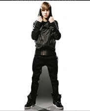 JUSTIN BIEBER MY WORLD LIFE SIZE CARDBOARD CUTOUT FREE SHIPPING! LAST ONE!