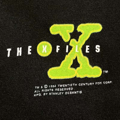 VTG 90s The X Files 1994 Stanley Desantis T-Shirt Mens Medium TV 