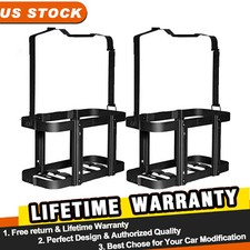 2pcs 5.28 Gallons Jerry Can Holder Mount Gas Rack Oil Tank Bracket Fuel Gasoline