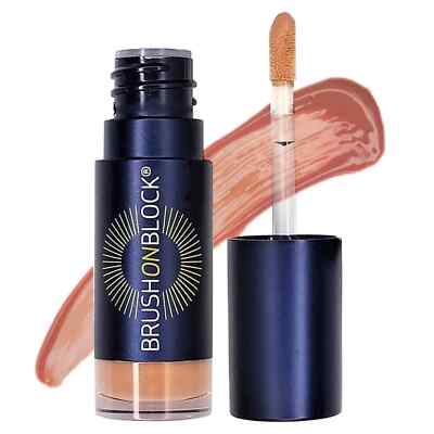 Brush on Sun Block SPF 32 Protective Lip Oil - Nude Tint 0.2 Oz - New In Box