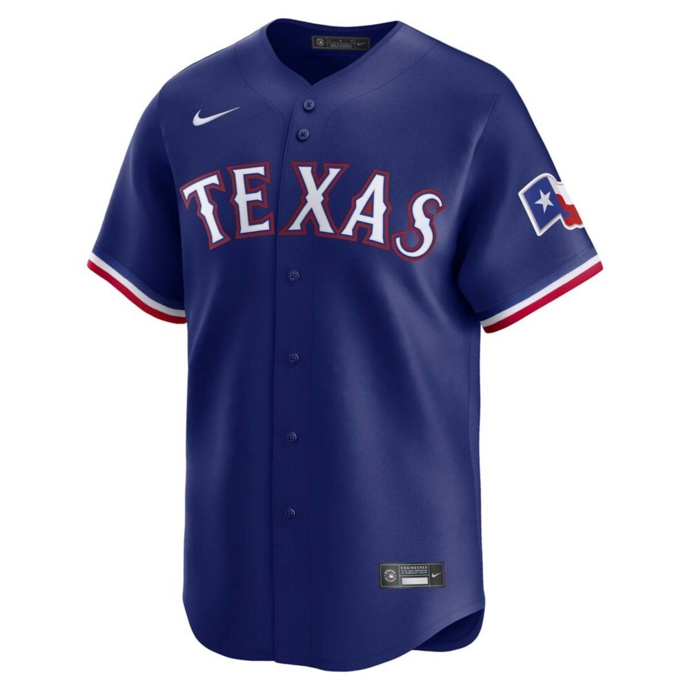 Texas Rangers Nike Men's Blue Alternate 2024 Official MLB Limited