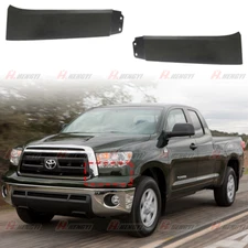 Front Pair Headlight Lower Molding Strip Cover Trim For Toyota Tundra 2007-2013