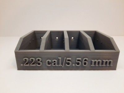 .223 cal/5.56 mm Magazine Clip Holder - 2pk