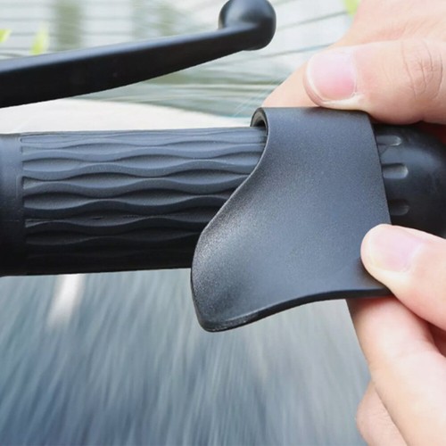 1X Universal Motorcycle Cruise Control Throttle Assist Wrist Rest Aid Grip Black - Imagen 6 de 10