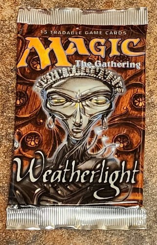 WEATHERLIGHT MTG Sealed Booster Pack from Box, English Magic: The Gathering