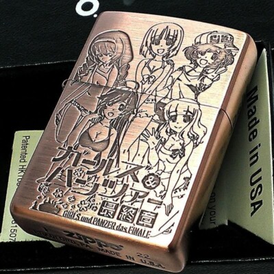 Zippo Girls Und Panzer Final Chapter Swimsuit Copper Etching