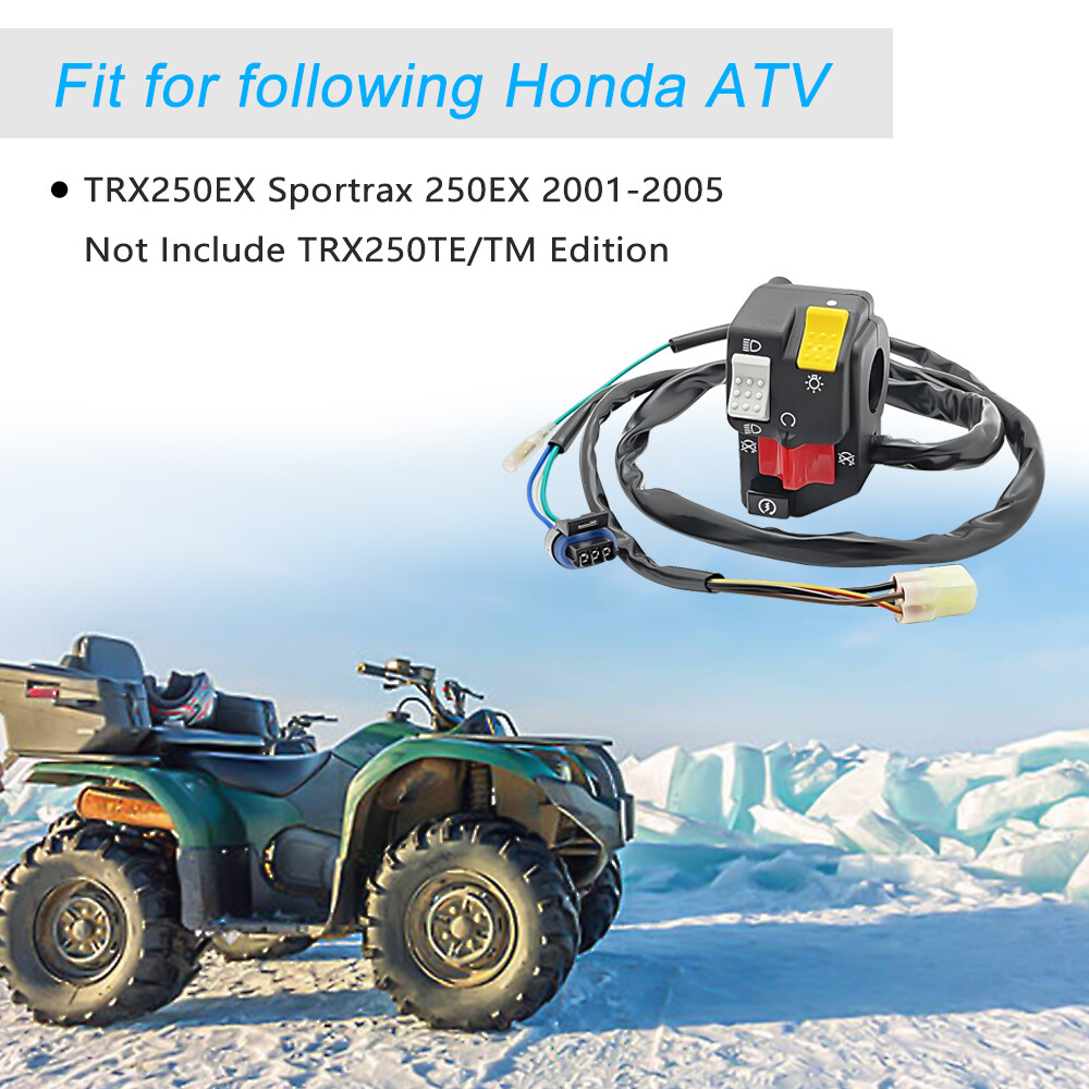 Handlebar Start Stop Switch For Honda TRX250EX Sportrax 2001-2005 35020-HN6-003