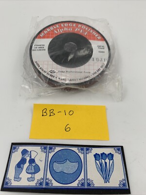 Alpha Edge Polisher PVA MS Style Pad for Steel Glass Marble Course Finish