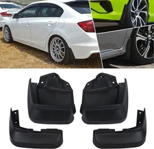4pcs Mud Flaps Mudguards Splash Guard for Honda Civic 2012-2015 Sedan Front&Rear