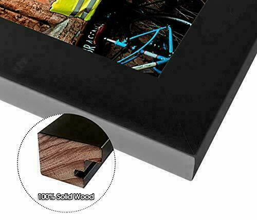 Set of 2 16x20 Picture Frames with Real Glass Sawtooth Hanger for Wall Display - Picture 3 of 7