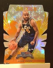 JOHN LUCAS III #126 JAZZ 67/99 made 2013/14 Panini crusade Orange Die Cut