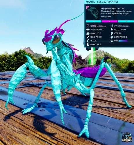 🦖ARK Survival Ascended Mantis Colores ESTADÍSTICAS SUPERIORES PVE PS5/XBOX/PC - Imagen 24 de 103