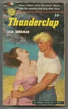 Thunderclap by Jack Sheridan (1951 1st Gold Medal PBO #184, 1st edition, VG)