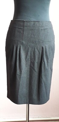 EMME Marella Max Mara Rock Gr.36 grau pencilcurt Taschen