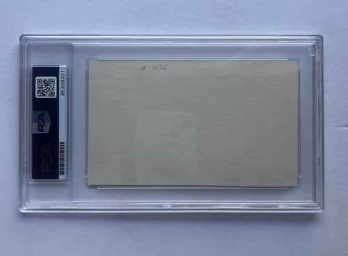 Tough Joe Fulks Signed Autograph Index Card Cut HOF Early Basketball Star PSA - Picture 2 of 2