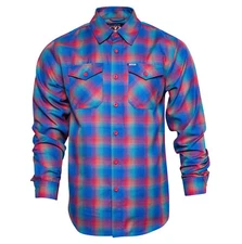 Dixxon Chucky Doll Child's Play Horror Movie Red Blue Plaid Flannel Shirt