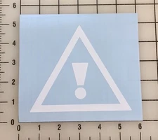 Flosstradamus Floss Logo 5" Wide White Vinyl Decal Sticker - BOGO