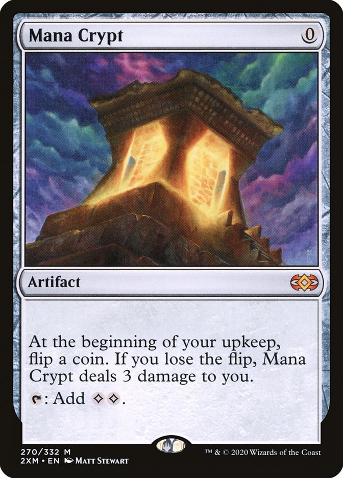 MTG Magic the Gathering Mana Crypt (270/503) Double Masters MTG Magic the Gathering Mana Crypt (270/503) Double Masters