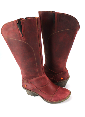 The ART Company Damen Stiefel Stiefeletten Boots Natur Leder