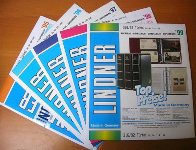 TÜRKEI Turkey 1995/1999 Blätter Marke LINDNER