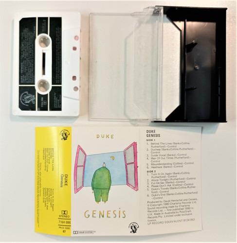 GENESIS DUKE CASSETTE TAPE. AUSTRALIAN 1ST PRESS. POLYGRAM. 1980. VERY GOOD - Picture 5 of 6
