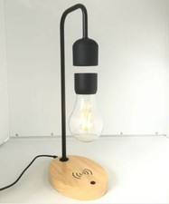 Magnetic Levitating Wireless LED Light Bulb with Wireless Charger for phone USA