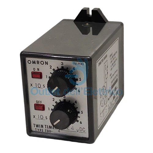 Omron TDV-44A021D Octal On-Off Timer 60s 24VDC