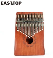 17 Key Kalimba Thumb Piano Finger Mbira Mahogany Wood Keyboard Music Instruments