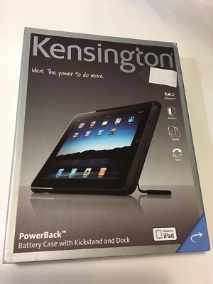 Kensington. PowerBack Battery Case w/ Kickstand/Dock for iPad (1st Gen) K39249US