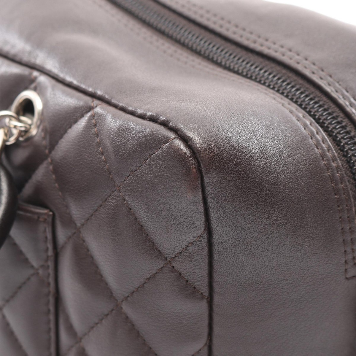 CHANEL Cambon line bowling Shoulder Bag A25171 Patent