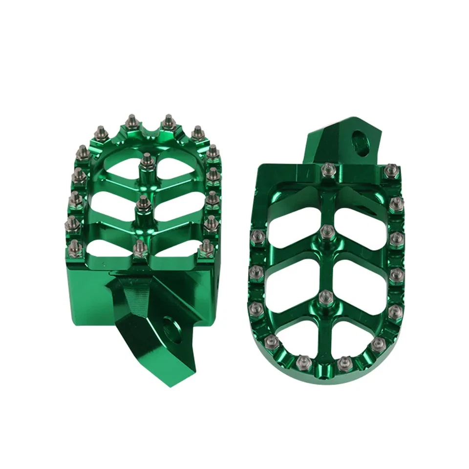 Dirt Bike Footrest Foot Pegs For Kawasaki KDX 200 200R 220R 250 KX 125 250 500 Foto 3 de 4