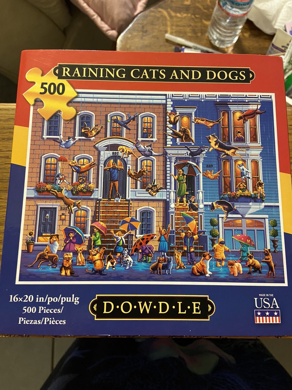 Dowdle Puzzle Raining Cats and Dogs used complete 500 pieces eBay