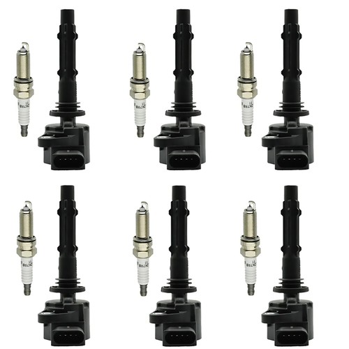 6PCS New Ignition Coil & Spark Plug For Mercedes-Benz ML350 ML450 ML550 - Picture 4 of 14
