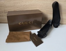 Gucci Leder Ballerinas Schuhe Slipper Loafer Peeptoes Schleife 5,5 = 38 - 38,5