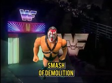 Vintage 1990 WWF Hasbro Demolition Smash Action Figure Series 1 CLEAN!