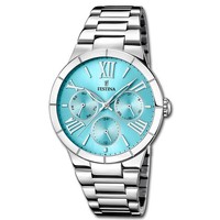 Festina Damenuhr Edelstahl Silber Festina Boyfriend Armbanduhr UF16716/4