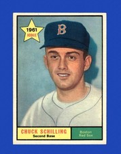 1961 Topps Set-Break #499 Chuck Schilling EX-EXMINT *GMCARDS*