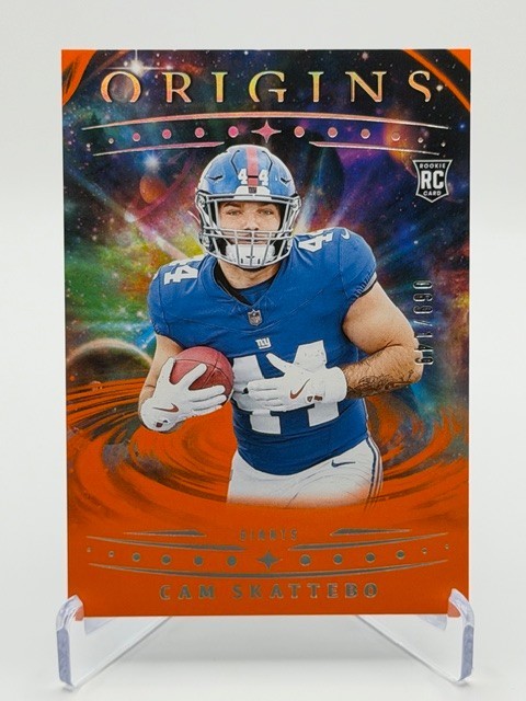 CAM SKATTEBO (RC) 2025 Panini Origins #123 ORANGE ~ Rookie /149