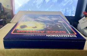 INTELLIVISION 2 CIB GAME LOT SPACE ARMADA /ASTROSMASH CLEANED & TESTED #1