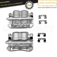 New For Ford F-150 2005 - 2008 Lincoln Mark LT 2Pcs Front Side Brake Caliper
