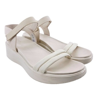 ECCO Womens Cream Flowt LX Wedge Sandal - Size 10.5