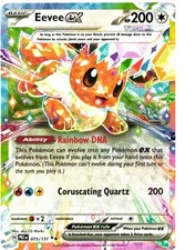 Prismatic Evolutions Eevee ex 075/131 Double Rare Pokemon NM/M