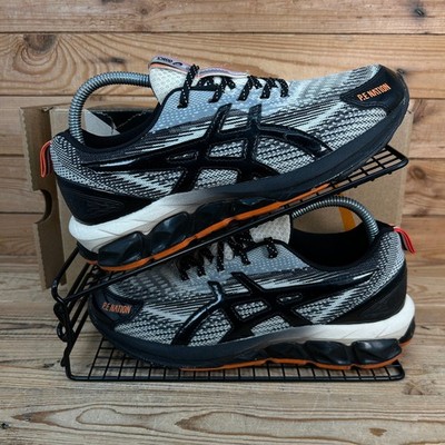 Asics Turnschuhe Damen UK 5,5 P.E Nation Gel Quantum 180 7 elfenbein schwarz Fitnessschuhe