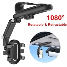1080� Rotatable Retractable Car Phone Holder Universal Multifunction Stand