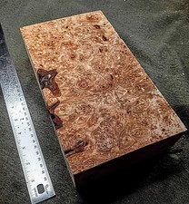 Maple Burl Turning Blank 10.5 x 6 x 2.75 Highly Figured Bowl Vessel Carving