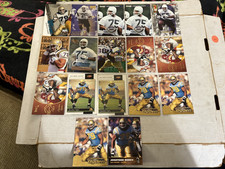(17) Jonathan Ogden Football Cards 1996 RC Rookies Ravens Lot Collection