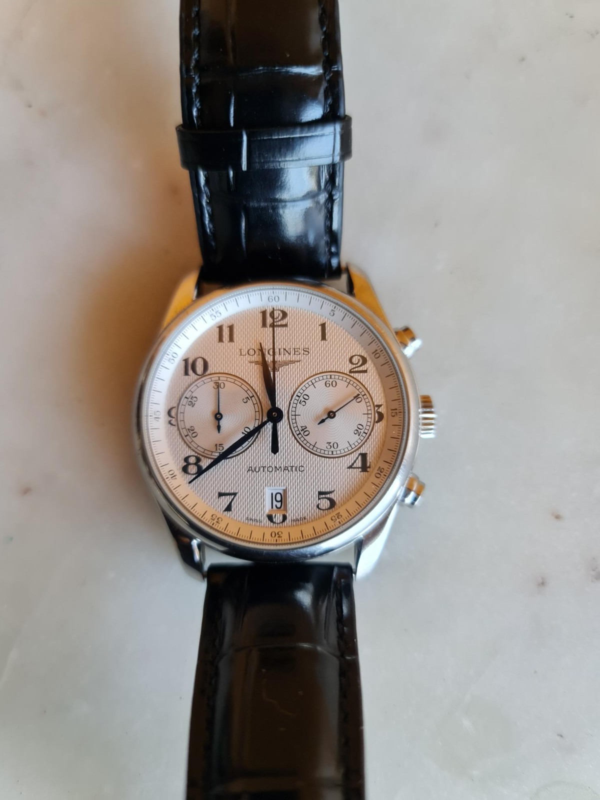 Longines Master Chronograph Automatic Silver Dial… - image 5